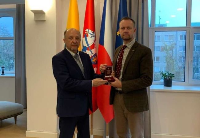 WORKING MEETING IN PRAGUE BETWEEN THE HEAD OF UADSI AND THE AMBASSADOR OF THE REPUBLIC OF LITHUANIA, ROLANDAS KAČINSKAS